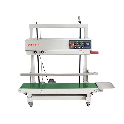 Automatic Continuous Vertical Band Sealer with conveyor